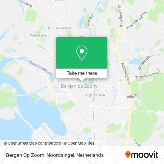 Bergen Op Zoom, Noordsingel Karte