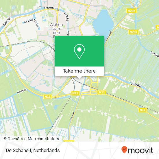 De Schans I map