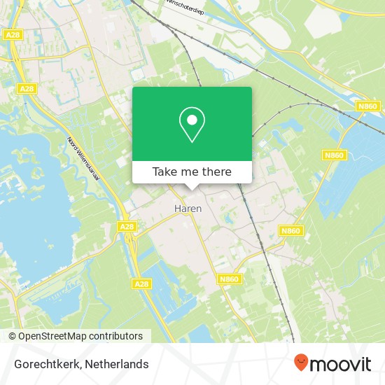 Gorechtkerk map