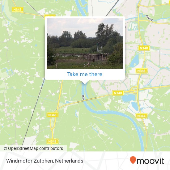 Windmotor Zutphen map