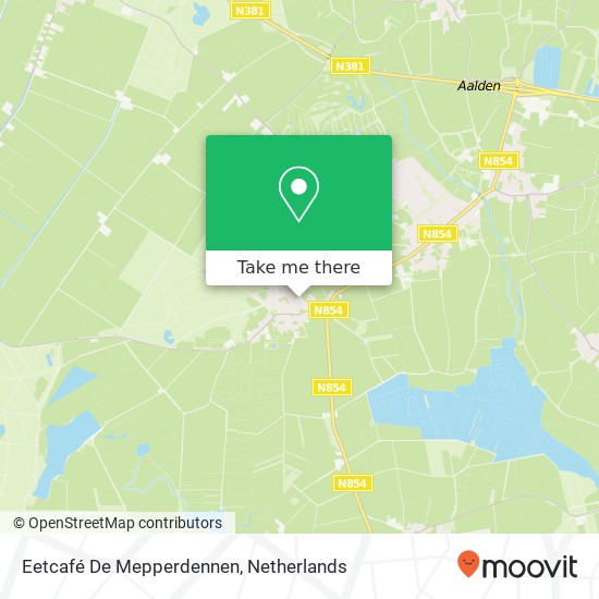 Eetcafé De Mepperdennen map