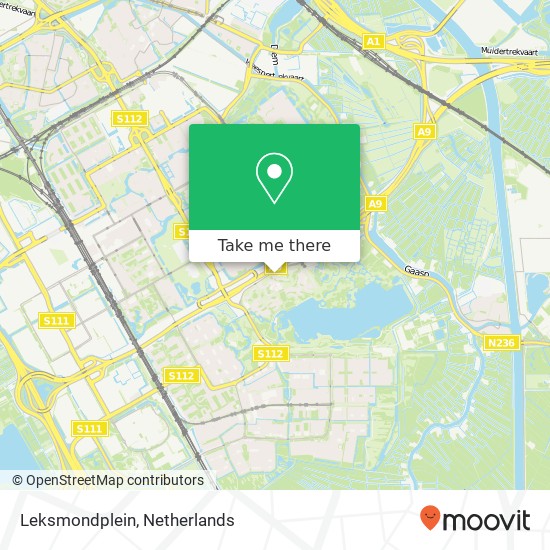 Leksmondplein map