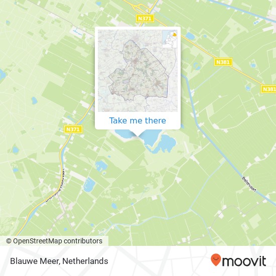 Blauwe Meer map