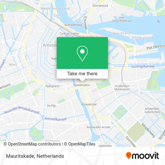 Mauritskade Karte