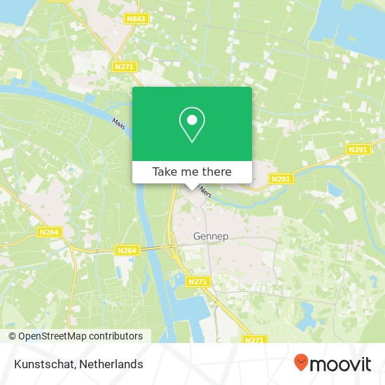 Kunstschat map