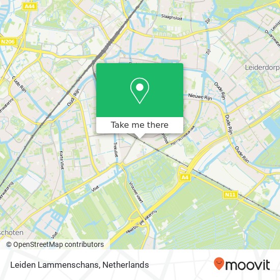 Leiden Lammenschans map