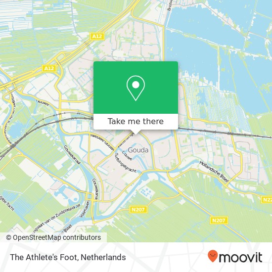 The Athlete's Foot map