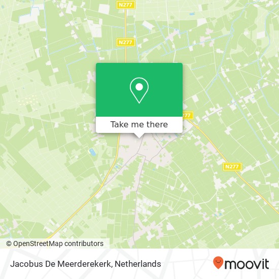 Jacobus De Meerderekerk Karte
