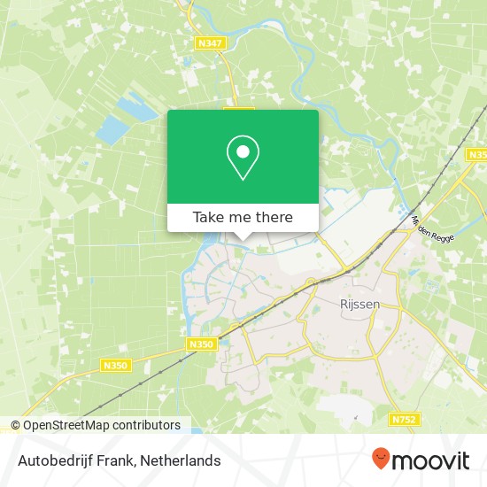 Autobedrijf Frank map