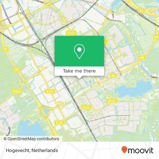 Hogevecht map