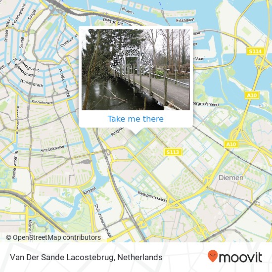 Van Der Sande Lacostebrug map