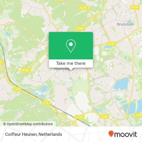 Coiffeur Heunen map