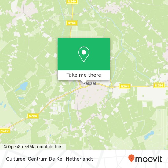 Cultureel Centrum De Kei map