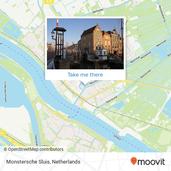 Monstersche Sluis map