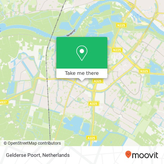 Gelderse Poort map