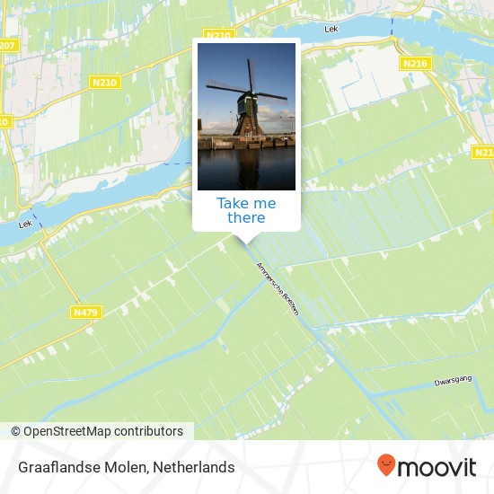 Graaflandse Molen map