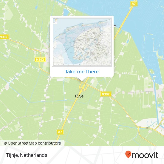 Tijnje map