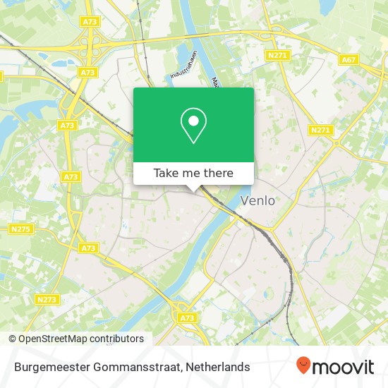 Burgemeester Gommansstraat map