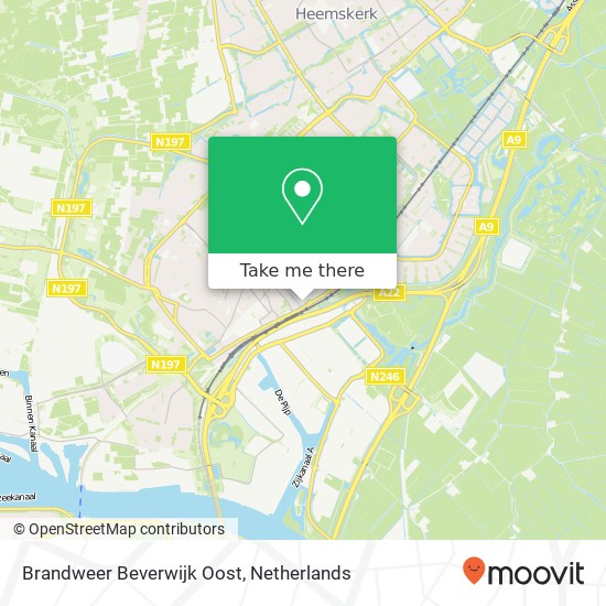 Brandweer Beverwijk Oost map