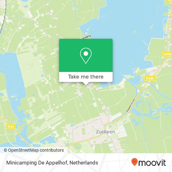 Minicamping De Appelhof map