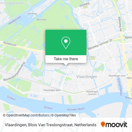 Vlaardingen, Blois Van Treslongstraat map