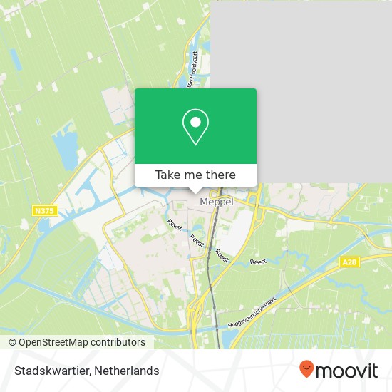 Stadskwartier map