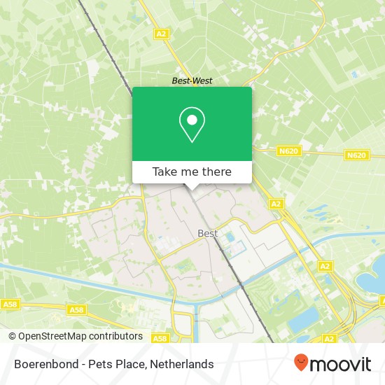 Boerenbond - Pets Place map