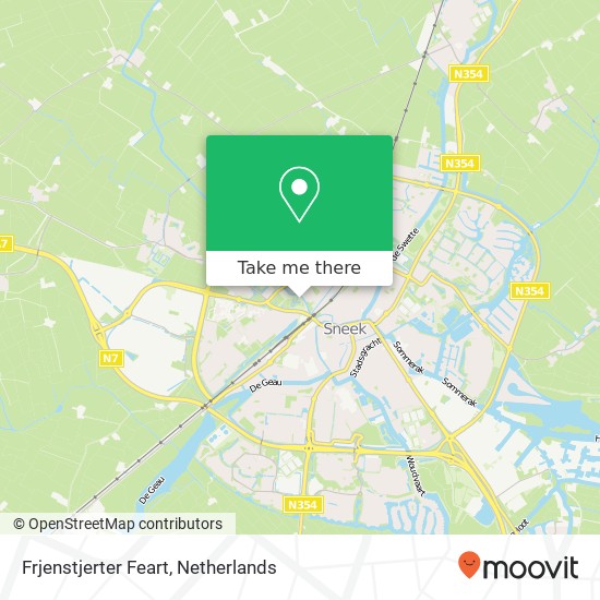 Frjenstjerter Feart map