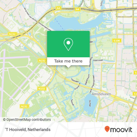 'T Hooiveld map