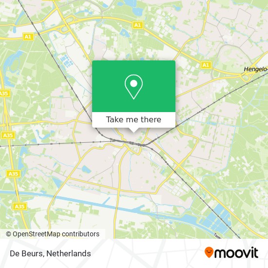 De Beurs map