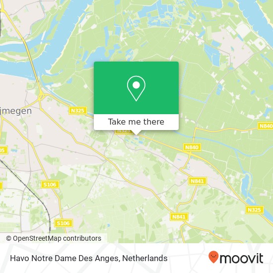 Havo Notre Dame Des Anges map