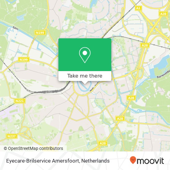 Eyecare-Brilservice Amersfoort map