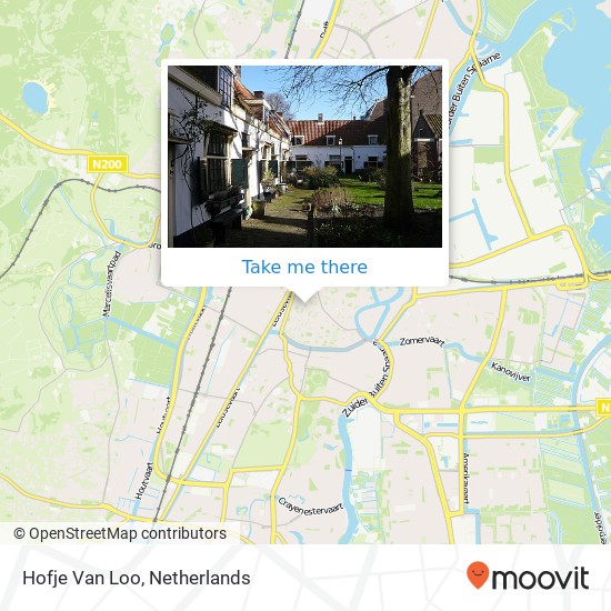 Hofje Van Loo map