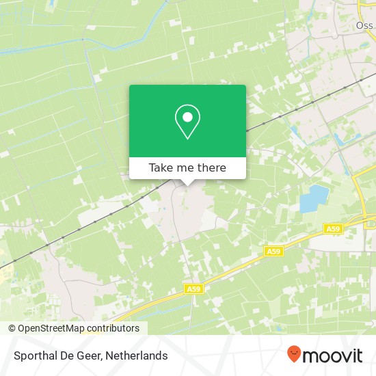 Sporthal De Geer map
