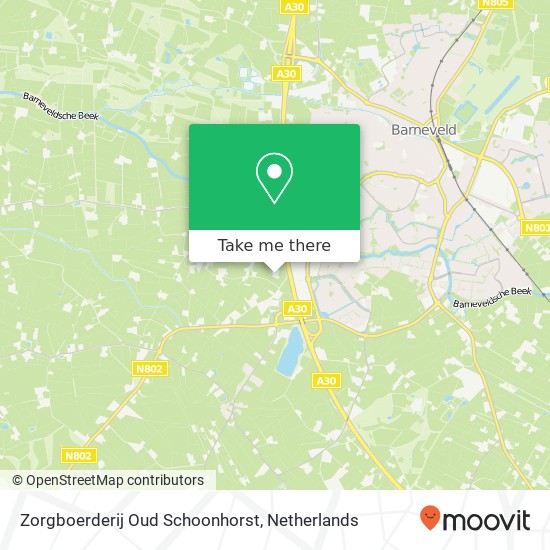 Zorgboerderij Oud Schoonhorst map