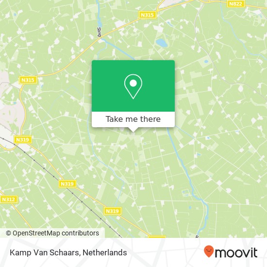 Kamp Van Schaars map