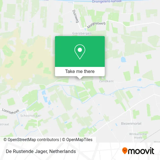 De Rustende Jager map