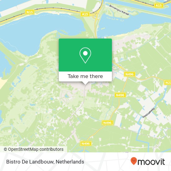 Bistro De Landbouw map