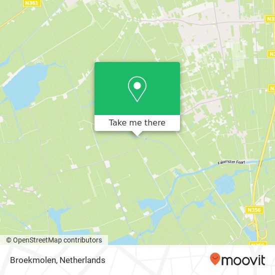 Broekmolen map