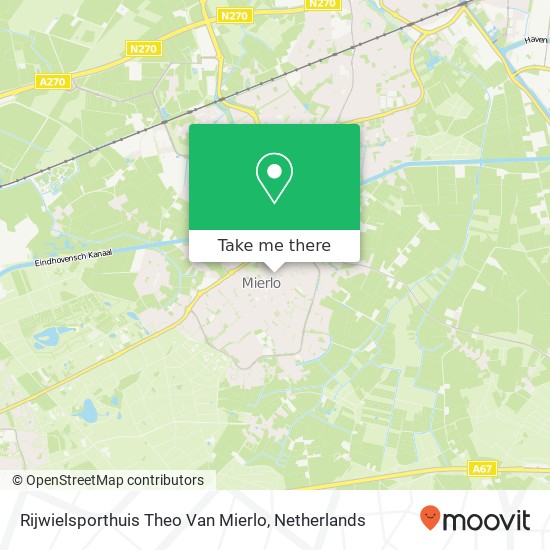 Rijwielsporthuis Theo Van Mierlo map