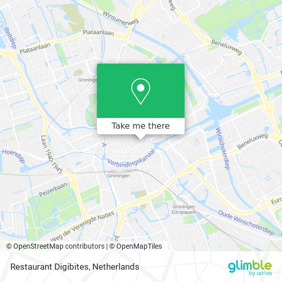 Restaurant Digibites map