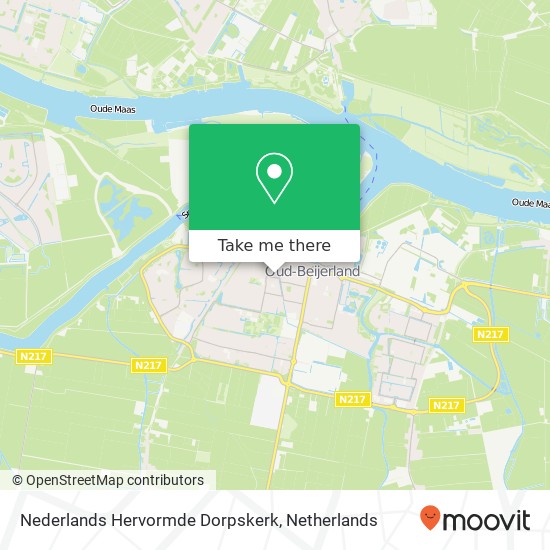 Nederlands Hervormde Dorpskerk Karte