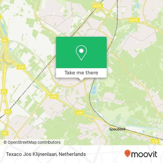 Texaco Jos Klijnenlaan map