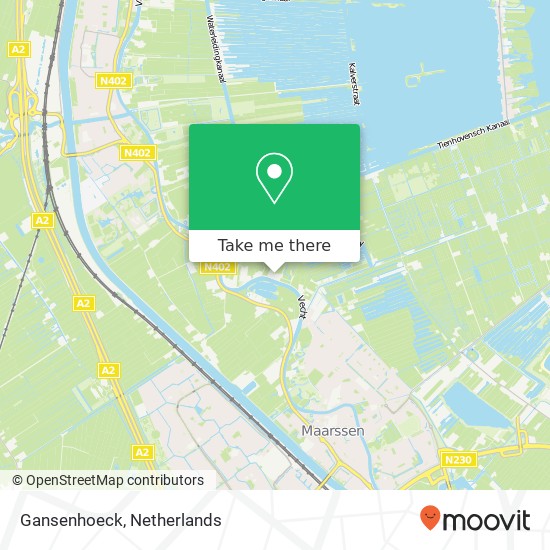 Gansenhoeck map