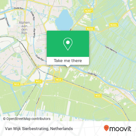 Van Wijk Sierbestrating map