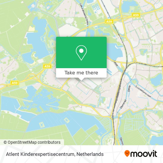 Atlent Kinderexpertisecentrum map