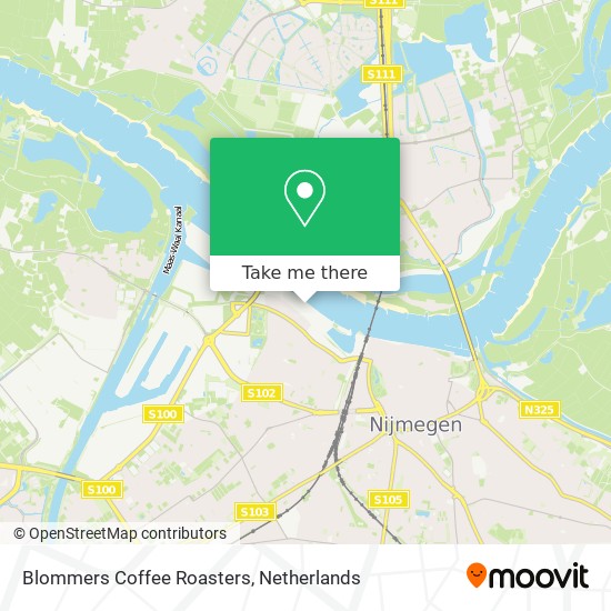 Blommers Coffee Roasters map