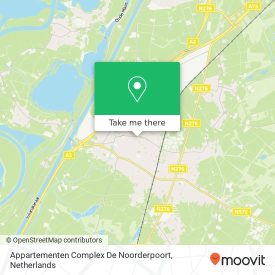 Appartementen Complex De Noorderpoort map