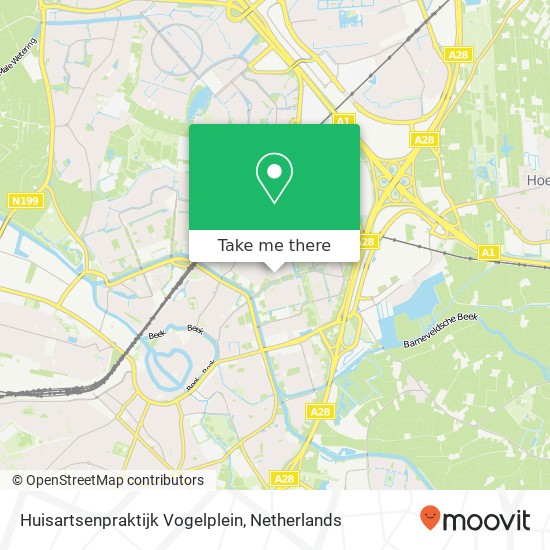 Huisartsenpraktijk Vogelplein Karte