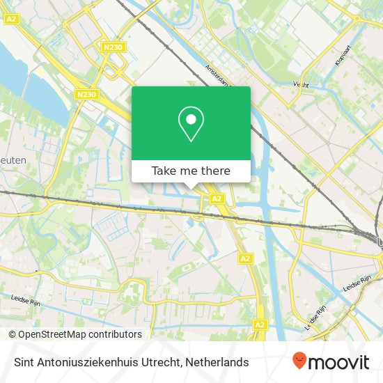 Sint Antoniusziekenhuis Utrecht map